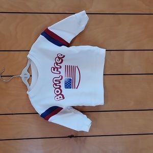 Gap "Born Free" Sweatshirt 12 - 18M